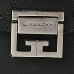 Goatskin Grommet Medium GV3 Shoulder Bag Black
