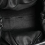 Smooth Butter Calf The Pouch Oversized Clutch Black