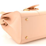 Box Calfskin Mini Brillant Satchel Nude