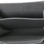 Caviar Quilted Bracelet On Chain Clutch Grey