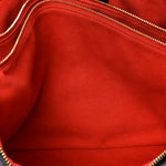 Lambskin Embossed Monogram LV Garden Coussin MM Navy Blue