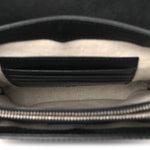Calfskin GG Tennis Embossed Messenger Bag Black