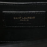 Grain De Poudre Textured Mixed Matelasse Triquilt Small Monogram Satchel Black