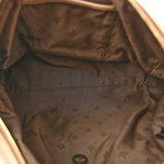 Glossy Goatskin Medium Del Rey Satchel Fudge