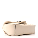 Calfskin Matelasse Aria Mini GG Marmont Shoulder Bag Mystic White