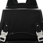 Grained Calfskin Maxi Gallop Backpack Black