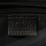 Nylon Monogram Double Buckle Flap Messenger Bag Black