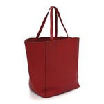 Soft Grained Calfskin Medium Belt Cabas Phantom Coquelicot