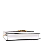 Vitello Cruise F is Fendi Bi-Color FF 1974 Embossed Medium Envelope Wallet On Chain Maya Black White
