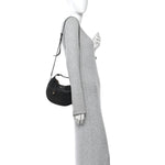 Supple Grained Calfskin Teen Lulu Shoulder Bag Black