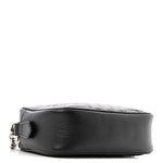 Calfskin Matelasse Aria GG Marmont Chain Shoulder Bag Black