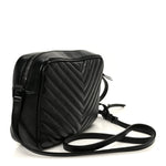 Calfskin Matelasse Monogram Monochrome Lou Camera Bag Black