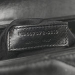 Calfskin Y Quilted Monogram Toy Loulou Crossbody Bag Black