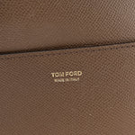 Grained Calfskin Medium Jennifer Crossbody Bag Brown