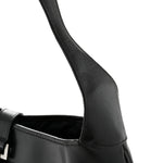 Calfskin Small Jackie O Hobo Black