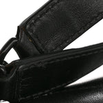 Calfskin Y Quilted Monogram Large Loulou Chain Satchel Black