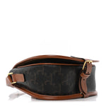 Triomphe Canvas Medium Folco Bag Tan