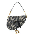 Oblique Saddle Bag Blue