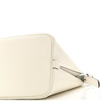 Saffiano Cuir Matinee Tote White Black