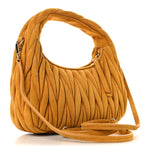 Suede Matelasse Mini Wander Hobo Whisky