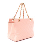 Caviar Quilted Petit Timeless Shopping Tote PTT Pink