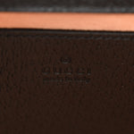 Textured Dollar Calfskin Web Mini Diana Tote Bag Black