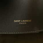 Shiny Calfskin Le 37 Bucket Bag Deep Musk
