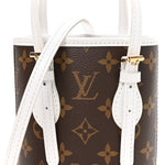 Monogram LV Match Nano Bucket Bag White