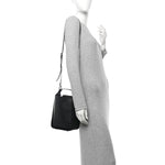 Calfskin Logo XS Tool 2.0 North-South Tote Black