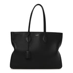 Grained Calfskin Large Star Tote Black