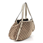 Monogram Medium Abbey Shoulder Bag Off White