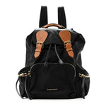 Nylon Medium Rucksack Backpack Black