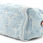 Monogram Denim Nano Speedy Sky Blue