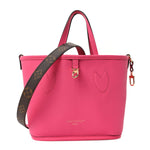 Monogram Neverfull Inside Out Bandouliere BB Rose Pondichery