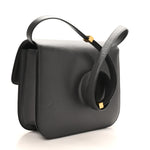 Liege Calfskin Medium Classic Box Flap Bag Liquorice