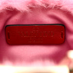 Mink Fur Clutch Pink