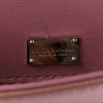 Calfskin Lucia Small Satchel Purple
