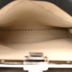 Cuoio Romano Selleria Bi-Color Medium Peekaboo Iconic Satchel Asfalto Latte