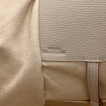 Grained Calfskin Small Hammock Shoulder Bag Light Ghost