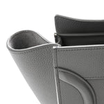 Baby Drummed Calfskin Micro Luggage Kohl