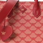 Lauretos Nappa Medium Himmel Shopper Tote Red