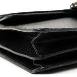 Pebbled Calfskin Small Dionysus Shoulder Bag Black