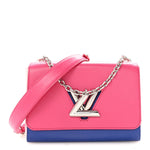 Epi Twist Shoulder Bag MM Pink Blue