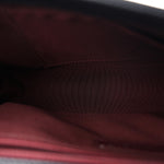 Goatskin Quilted Patent New Medium Duo Boy Flap Black