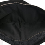 GG Monogram Double Pocket Belt Bag Black