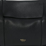 Heavy Grain Small Soft Bayswater Satchel Black