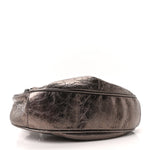 Metallic Agneau Arena Le Cagole Shoulder Bag XS Dark Bronze
