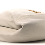 Lambskin Matelasse Monogram Medium Jamie 4.3 Pochon Blanc Vintage