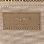 Nubuck Suede Quilted Maxi Icare Shopping Tote Beige