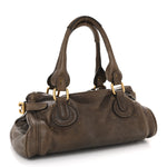 Calfskin Medium Paddington Satchel Chocolate